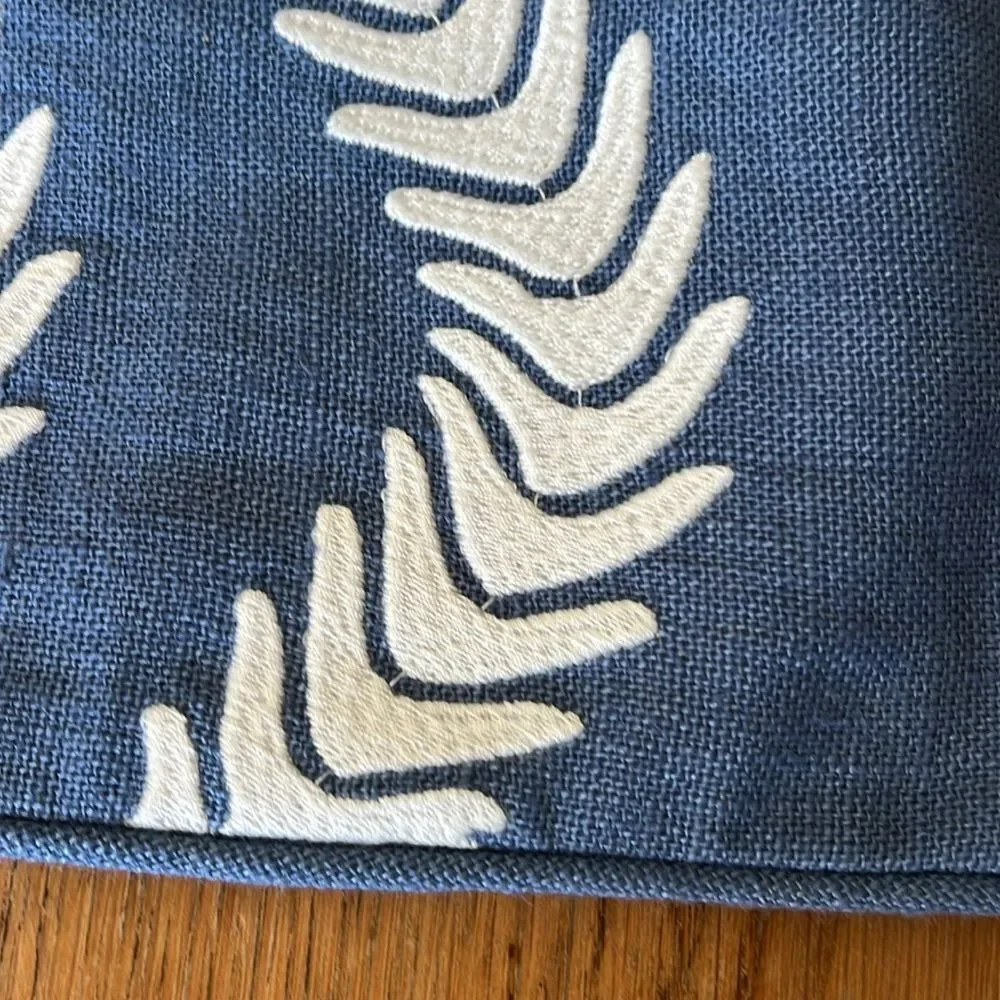 Williams Sonoma Agneza Embroidered Appliqué Pillow Cover